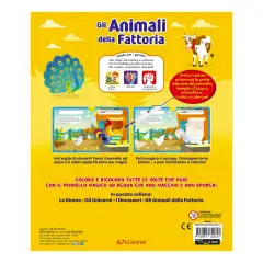 Libro Acquacolor Con Pennarello Magico Ad Acqua - Fattoria - Prima biblioteca