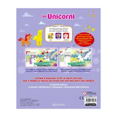 Libro Acquacolor Con Pennarello Magico Ad Acqua - Unicorni - Prima biblioteca