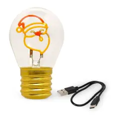 Legami - Lampada Da Tavolo A Forma Di Lampadina Santa Claus - regalo e gadget valigeria