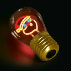 Legami - Lampada Da Tavolo A Forma Di Lampadina Santa Claus - regalo e gadget valigeria