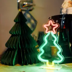 Legami - Insegna Luminosa Led A Effetto Neon Albero Di Natale - regalo e gadget valigeria