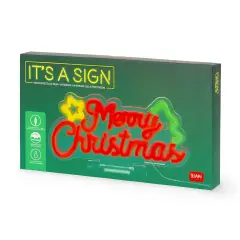 Legami - Insegna Luminosa Led A Effetto Neon Scritta Merry Christmas - regalo e gadget valigeria