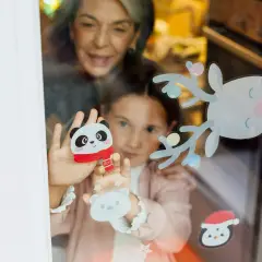 Legami - Adesivi Elettrostatici Per Finestra Set 70 Pezzi - regalo e gadget valigeria