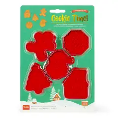 Legami - Formine Per Biscotti Con Timbro Set 5 Pezzi - regalo e gadget valigeria