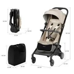 Passeggino Kinderkraft Pilot 2 Beige - passeggini compatti