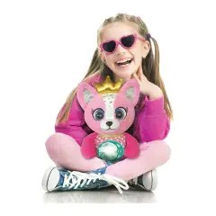 Clementoni - BFF Emy La Mia Amica dei Segreti Peluche Interattivo - peluches 0/36 mesi