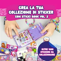 Sticki Rolls - Sticki Band Braccialetto Con Adesivi Kawaii E Libretto - creatività
