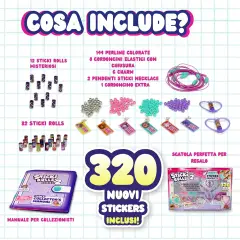 Sticki Rolls - Sticki Set Per Realizzare Bracciali E Collane - creatività