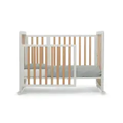 Lettino Evolutivo Forever 8 in 1 Bianco con Piumone Grigio Brevi - collezioni