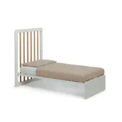 Lettino Evolutivo Forever 8 in 1 Bianco con Piumone Grigio Brevi - collezioni