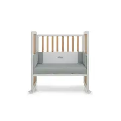 Lettino Evolutivo Forever 8 in 1 Bianco con Piumone Grigio Brevi - collezioni