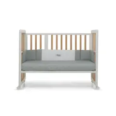 Lettino Evolutivo Forever 8 in 1 Bianco con Piumone Grigio Brevi - collezioni