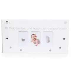 Set per Impronta Mani e Piedi in Gesso 3D con Cornice - complementi d'arredo