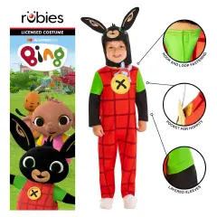 Costume Bing Deluxe Bambini - Taglia 3T - 2/3 Anni - abiti bambino e bambina