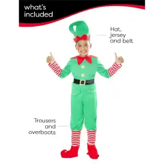 Costume Elfo Bambino - Taglia XS - 5/6 Anni - abiti bambino e bambina