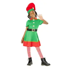 Costume Elfo Bambina - Taglia S - 7/8 Anni - abiti bambino e bambina
