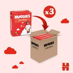 Huggies Little Movers Giga Pack 102 Pz Taglia 6 (16-30 Kg) | Pannolini Ultra Assorbenti - pannolini e salviettine