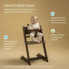Baby Set ² per Seggiolone Tripp Trapp Warm Brown Stokke - seggioloni