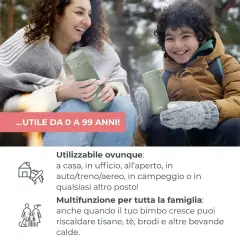 Bollitore Scaldalatte E Scaldabiberon Portatile Hot'N'Go Nuvita - Sicurezza e igiene