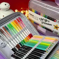 Art Box Premium Con Tracolla 145 Pezzi Colorazioni Assortite - Pastelli