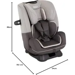 Seggiolino Auto Slimfit I-Size 40-145 Cm Iron - neonati 40-87 cm (0-1 anno)