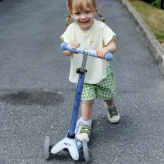 Monopattino Mini 2 Grow Deluxe Led Azzurro - monopattini