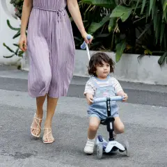 Monopattino Mini 2 Grow Deluxe Led Azzurro - monopattini