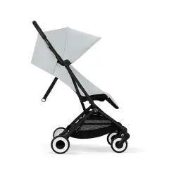 Passeggino Orfeo Fog Light Grey Cybex Telaio Nero - passeggini compatti