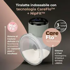 Tiralatte Elettrico indossabile Materno Comfort 1260W - Singolo a 3 fasi - allattamento