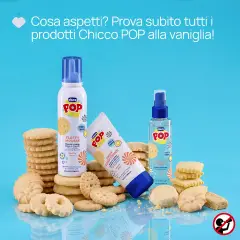 Chicco Pop Mousse Lavante Corpo&Capelli Vanilla Wrap 200 Ml - cosmesi e igiene