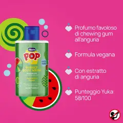 Chicco Pop Bagnodoccia Watermelon Splash 300Ml - cosmesi e igiene