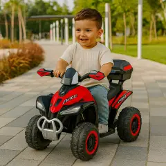 Quad Elettrico per Bambini 8,4V Rosso - auto