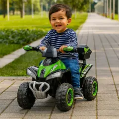 Quad Elettrico per Bambini 8,4V Verde - auto