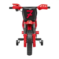 Moto Cross Elettrica per Bambini 12V Rossa - moto