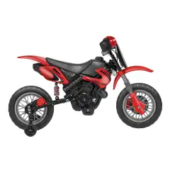 Moto Cross Elettrica per Bambini 12V Rossa - moto