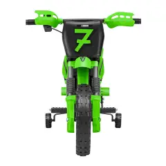 Moto Cross Elettrica per Bambini 12V Verde - moto