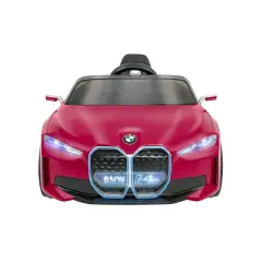 Auto Elettrica per Bambini Bmw I4 12V con Radiocomando Rossa - auto