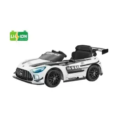 Auto Elettrica per Bambini Mercedes Amg GT3 12,6V con Radiocomando Bianca - auto