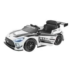 Auto Elettrica per Bambini Mercedes Amg GT3 12,6V con Radiocomando Bianca - auto