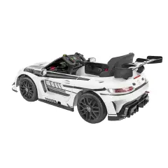 Auto Elettrica per Bambini Mercedes Amg GT3 12,6V con Radiocomando Bianca - auto