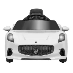 Auto Elettrica per Bambini Maserati Granturismo 12V con Radiocomando Bianca - auto