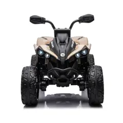 Can-Am Quad Renegade ATV Elettrico, Licenza Ufficiale con Sospensioni e Luci LED, Khaki - auto