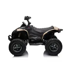 Can-Am Quad Renegade ATV Elettrico, Licenza Ufficiale con Sospensioni e Luci LED, Khaki - auto