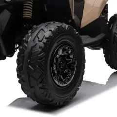 Can-Am Quad Renegade ATV Elettrico, Licenza Ufficiale con Sospensioni e Luci LED, Khaki - auto