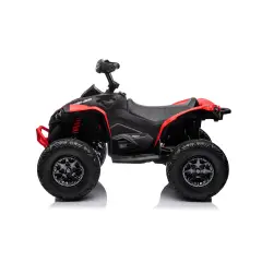 Can-Am Quad Renegade ATV Elettrico, Licenza Ufficiale con Sospensioni e Luci LED, Rosso - auto