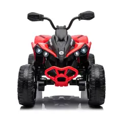Can-Am Quad Renegade ATV Elettrico, Licenza Ufficiale con Sospensioni e Luci LED, Rosso - auto