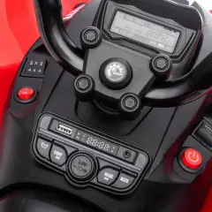 Can-Am Quad Renegade ATV Elettrico, Licenza Ufficiale con Sospensioni e Luci LED, Rosso - auto