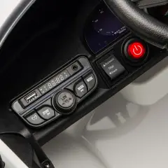 Porsche Macan Turbo EV Auto Elettrica per Bambini, Licenza Ufficiale, Bianca - auto