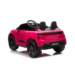 Porsche Macan Turbo EV Auto Elettrica per Bambini, Licenza Ufficiale, Rosa Shocking - auto