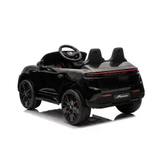 Porsche Macan Turbo EV Auto Elettrica per Bambini, Licenza Ufficiale, Nero Metallizzato - auto